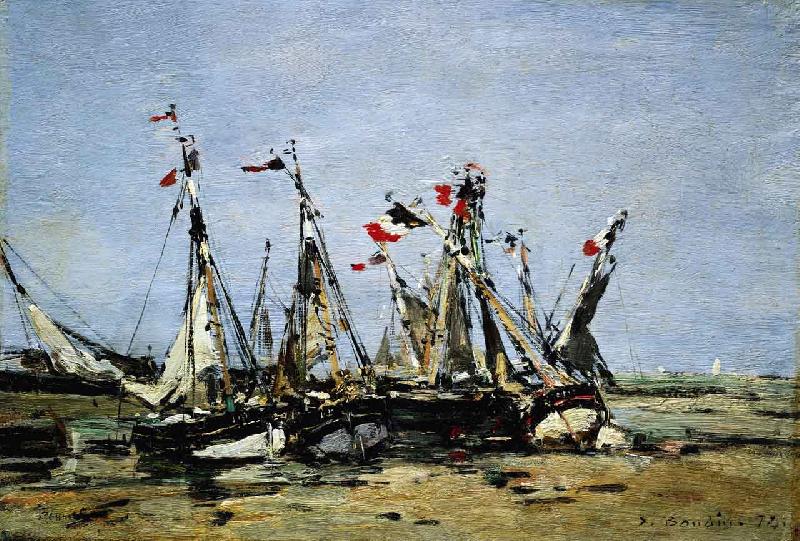 Eugene Boudin Trouville oil painting image
